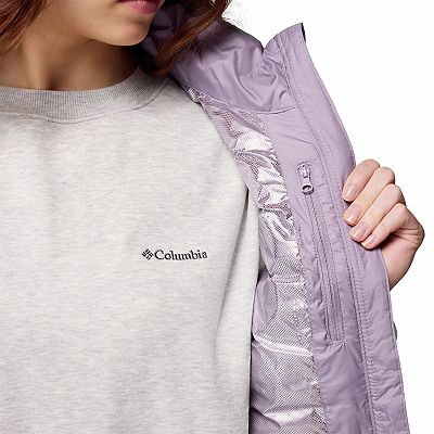 COLUMBIA Bodywarmer met opstaande kraag, model 'Powder' in middenbruin