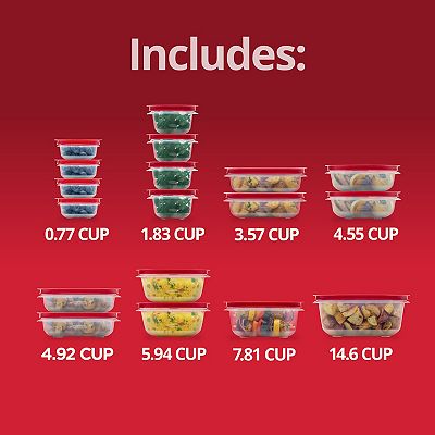 Rubbermaid EasyStore 36-pc. Food Storage Container Set