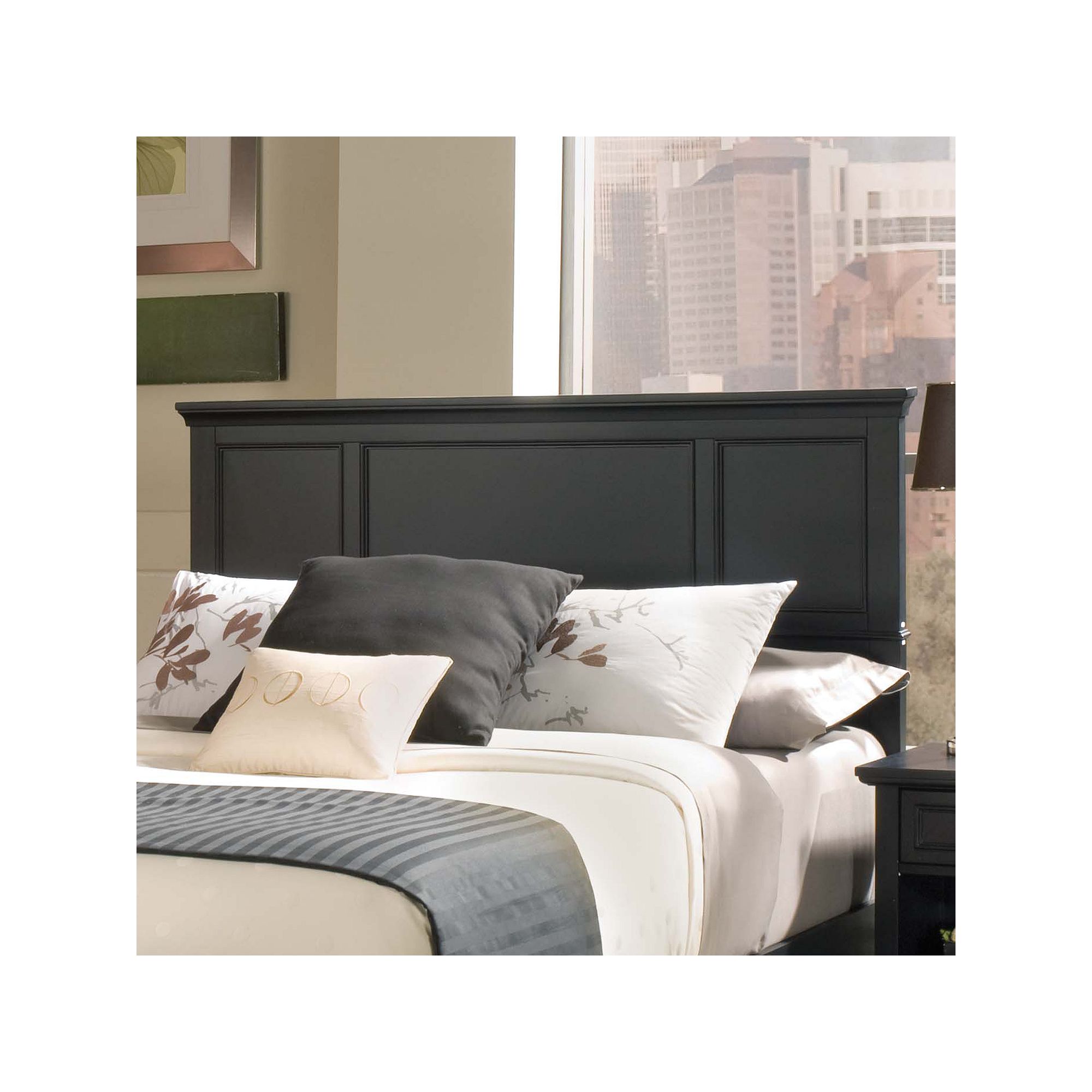 Home Styles Bedford Full / Queen Headboard, Black