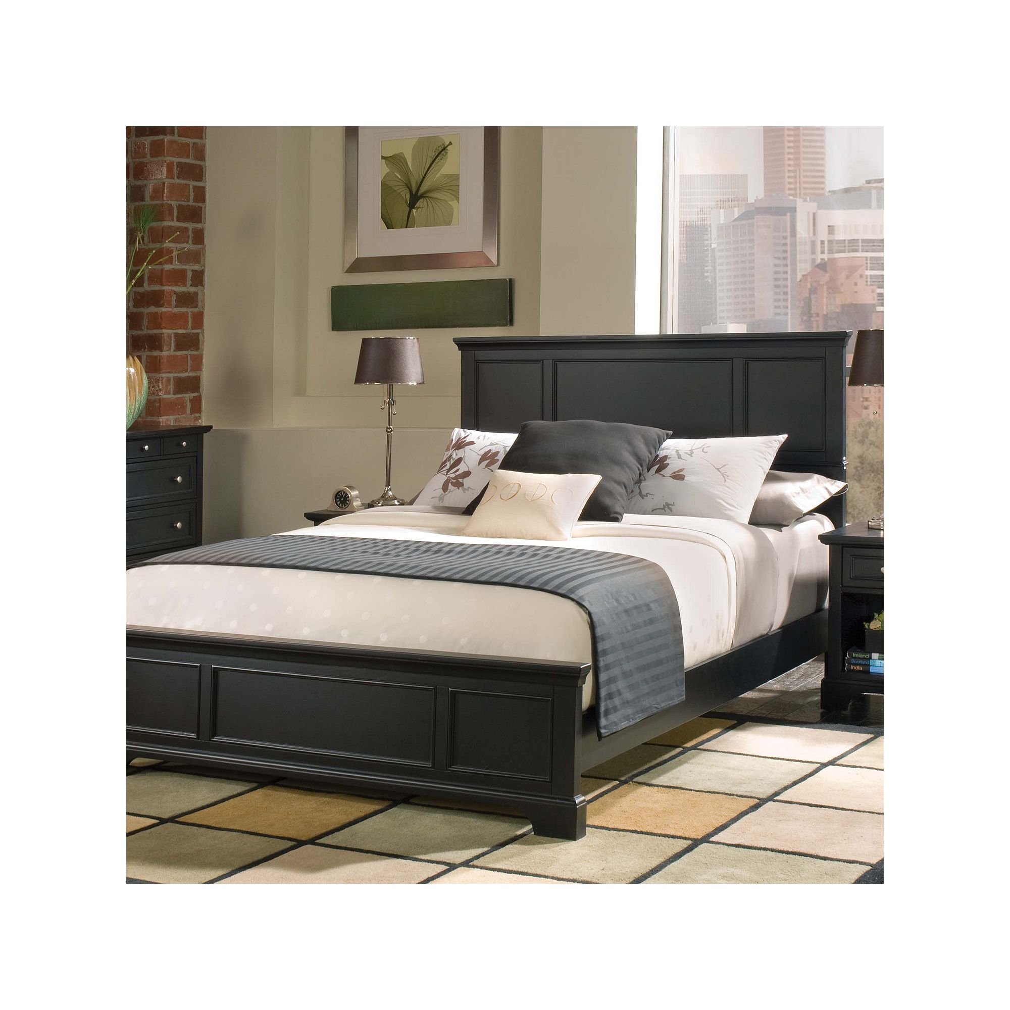 Bedford Full/Queen Bed, Black