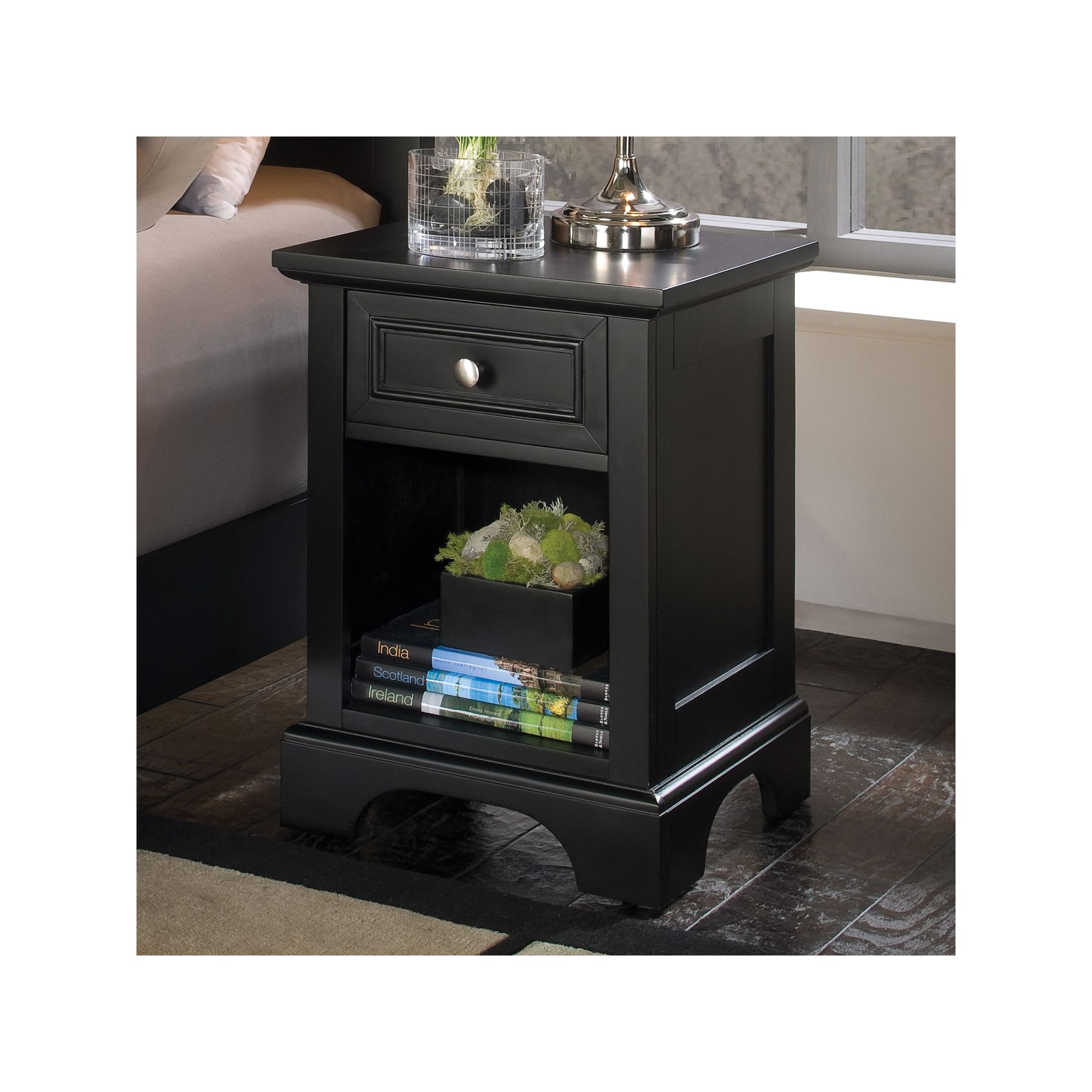 Bedford Nightstand, Black