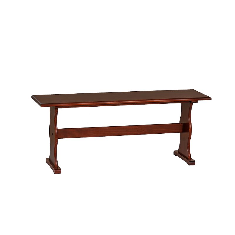Linon Chelsea Bench, Brown