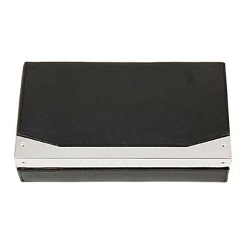 Leather Cigar Humidor & Cutter Set