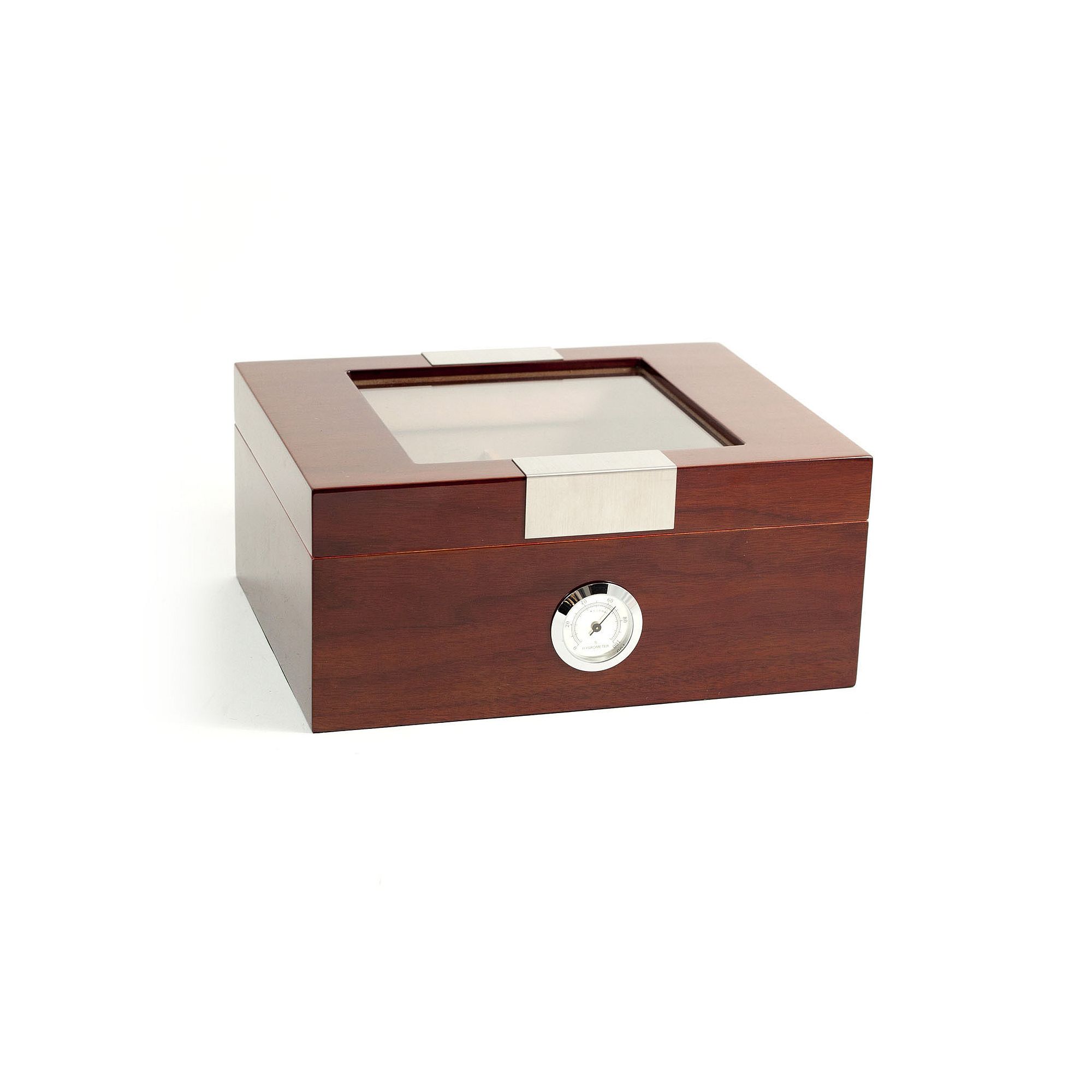 Walnut WoodCigar Humidor, Brown