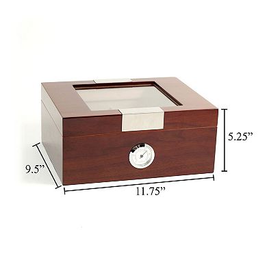 Walnut Wood Cigar Humidor