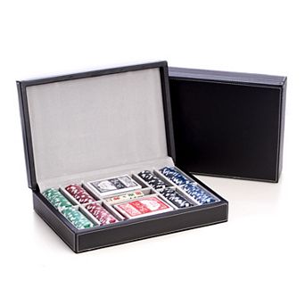 Leather Case Poker Set