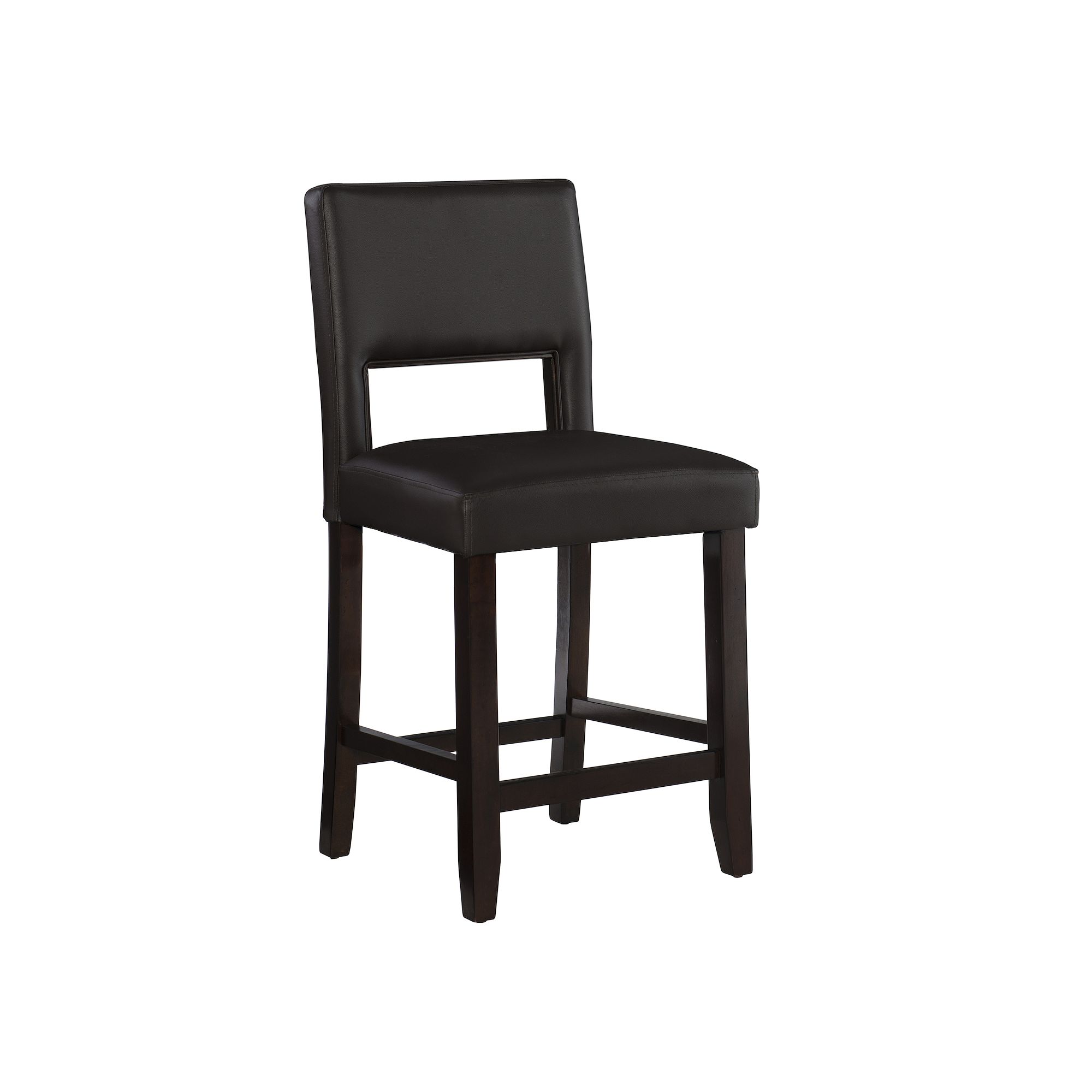 Linon Vega Counter Stool, Brown