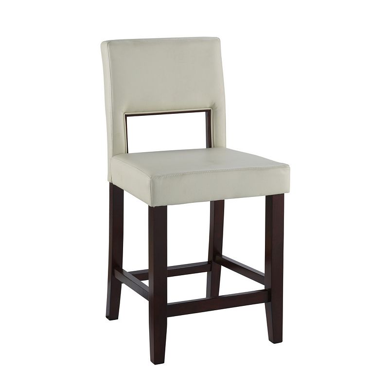 90559668 Linon Vega Counter Stool, White sku 90559668