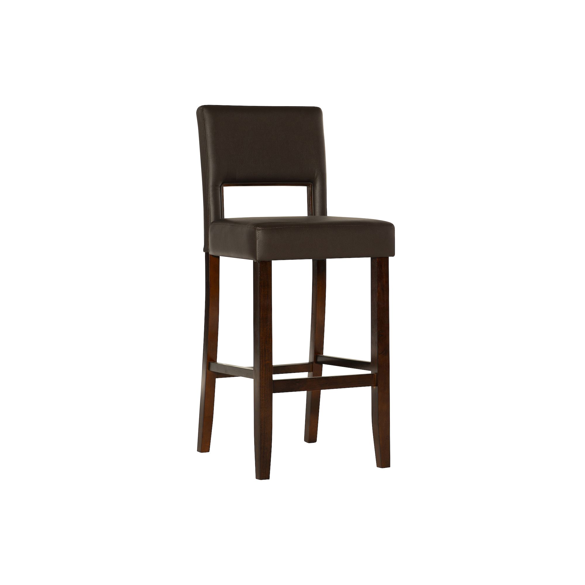 Linon Vega Tall Bar Stool, Brown