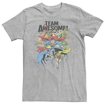 Big & Tall DC Comics Justice League Team Awesome Group Tee