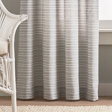 Peri Cargo Stripe Grommet 2-panel Window Curtain Set