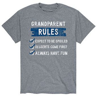 Men's Grandparent Rules Tee