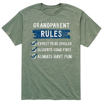 Men's Grandparent Rules Tee