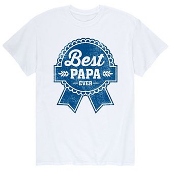 Men's Beet Label Best Papa Tee