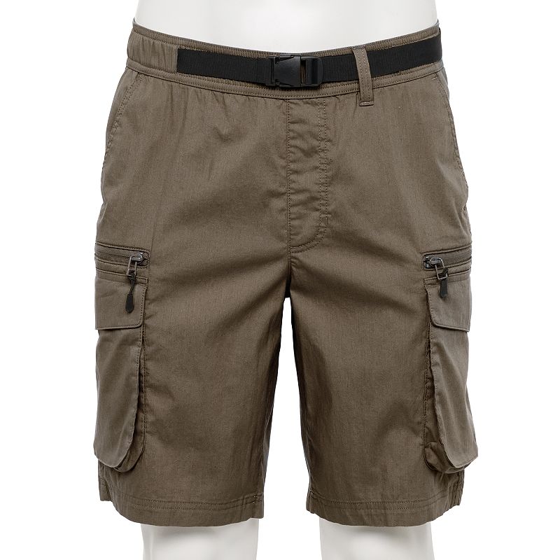 Mens Sonoma Goods For Life Belted Outdoor Cargo Shorts, Size: 28 10 IN, Da