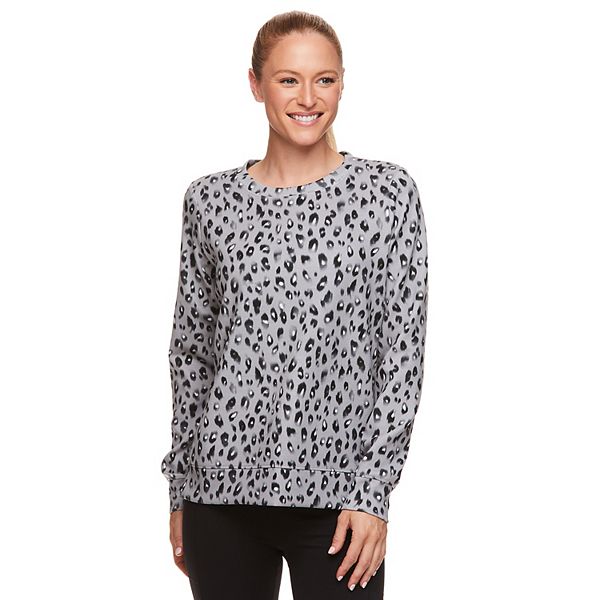 Women's Gaiam Hudson Animal Print Sweatshirt