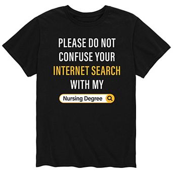 Men's Internet Nurse Degree Tee