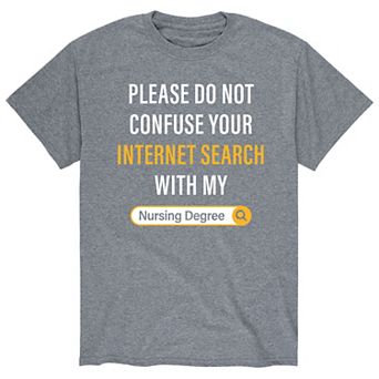 Men's Internet Nurse Degree Tee