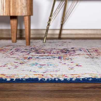 World Rug Gallery Bohemian Vintage Medallion Traditional Design Rug