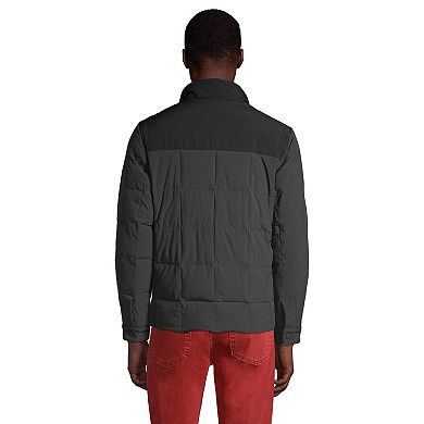Men's Lands' End Quilted Stretch Down Jacket