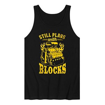 Men's Still Plays With Blocks Tank Top