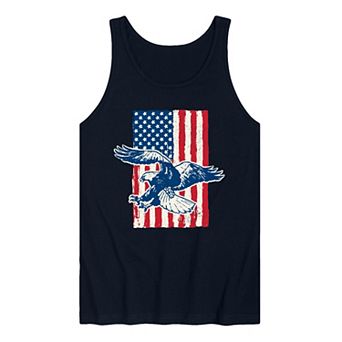 Men's Eagle American Flag Tank Top