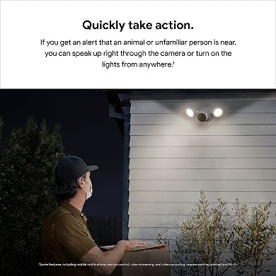 Google Nest Cam Security Camera with Floodlight