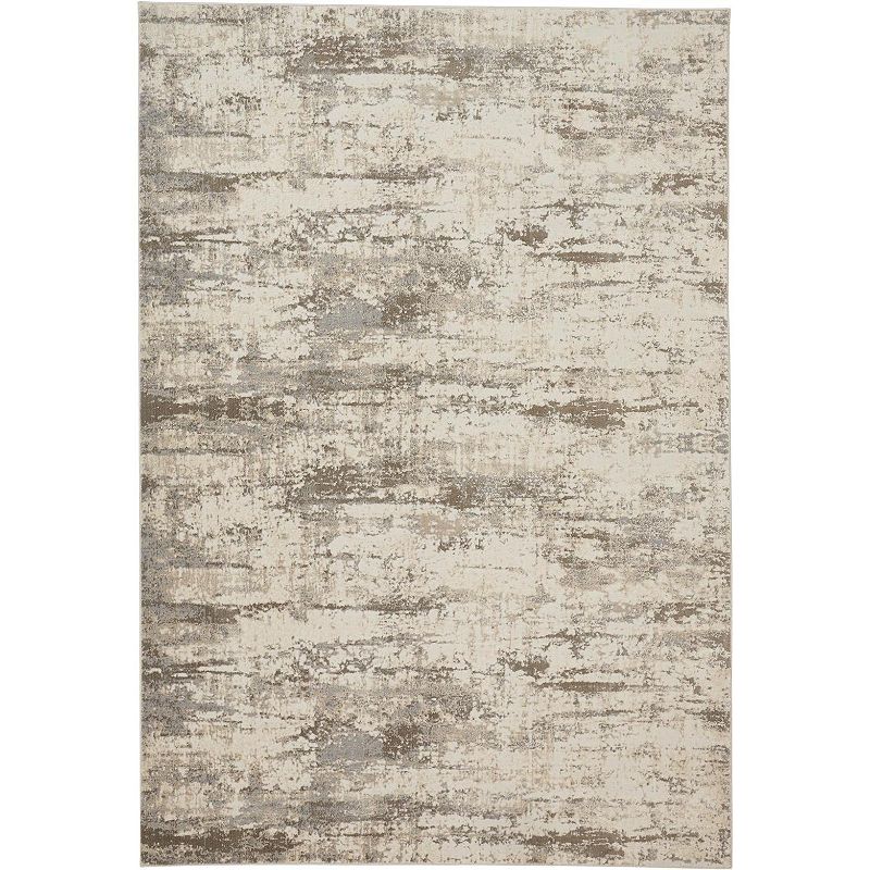 Weave & Wander Parker Kendrick Rug, Beig/Green, 8Ft Rnd