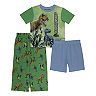 Toddler Boy Jurassic World Leafy Dinos Top & Bottoms Pajama Set