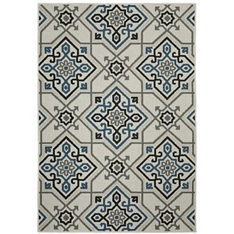 StyleHaven Trevor Botanical Leaf Indoor Outdoor Rug