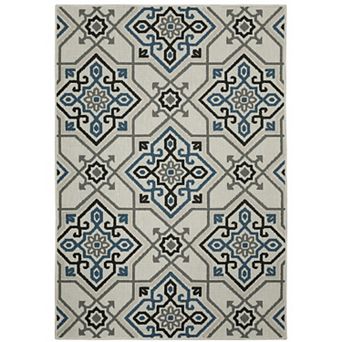 StyleHaven Trevor Botanical Leaf Indoor Outdoor Rug