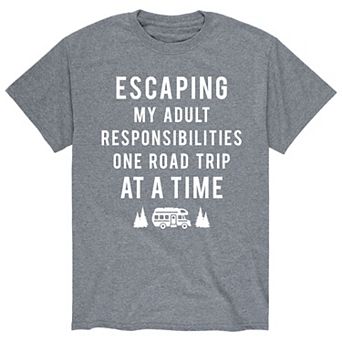Men's Escaping Responsibilities Tee