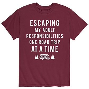 Men's Escaping Responsibilities Tee