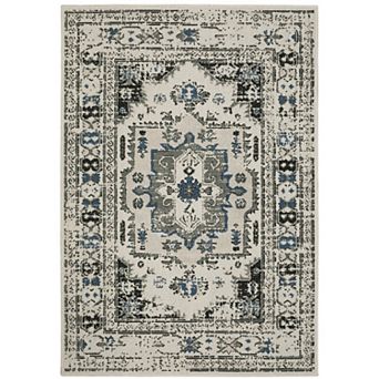 StyleHaven Trevor Center Medallion Indoor Outdoor Rug