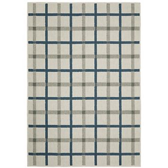 StyleHaven Trevor Floral Lattice Indoor Outdoor Rug