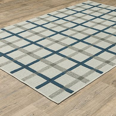 StyleHaven Trevor Floral Lattice Indoor Outdoor Rug