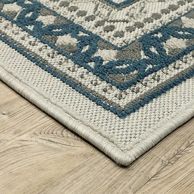 StyleHaven Trevor Multi-Striped Indoor Outdoor Rug