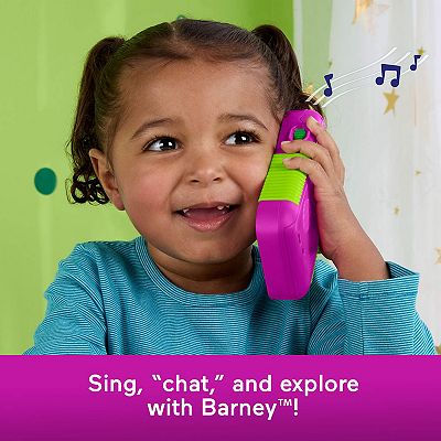 Fisher-Price Barney's World Hey Barney Phone Musical Toy