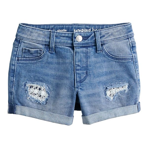 Girls 4-12 Jumping Beans® Rolled-Hem Denim Shorts