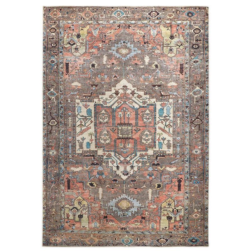 Weave & Wander Prescott Nicolas Rug, Pink, 8X10 Ft