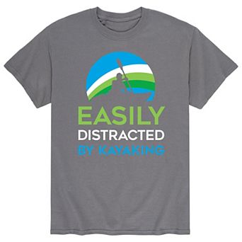 Men's Easily Distracted Kayak Tee
