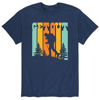 Men's Get Out Wilderness Tile Tee
