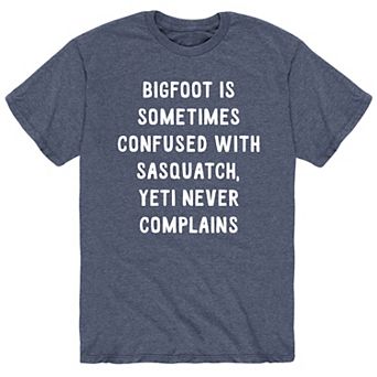 Men's Bigfoot Sometimes Confused Tee