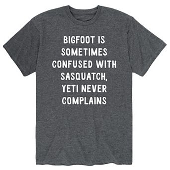 Men's Bigfoot Sometimes Confused Tee