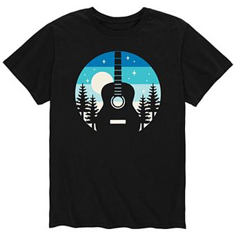 Men's Retro Guitar Nature Tee