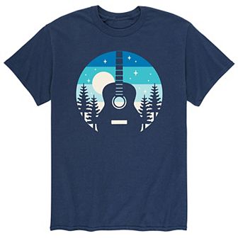 Men's Retro Guitar Nature Tee