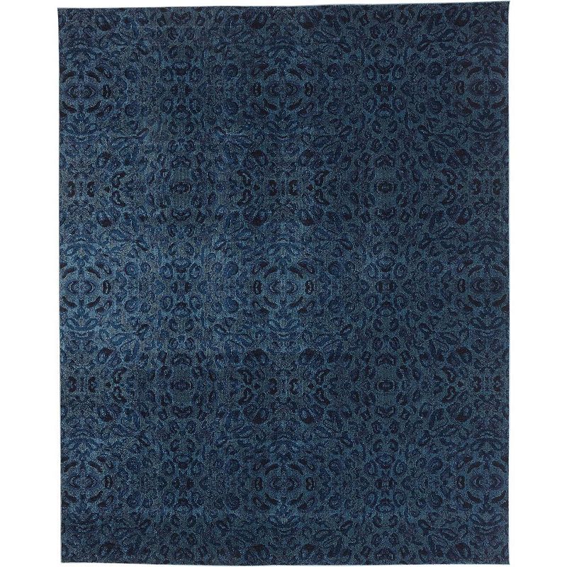 Weave & Wander Meera Enrique Rug, Blue, 5X8 Ft