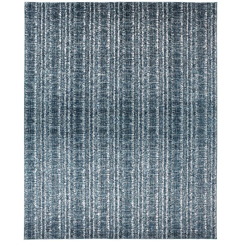 Weave & Wander Meera Justice Rug, Blue, 5X8 Ft