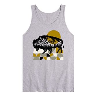 Men's Geo Geo Bison Tank Top