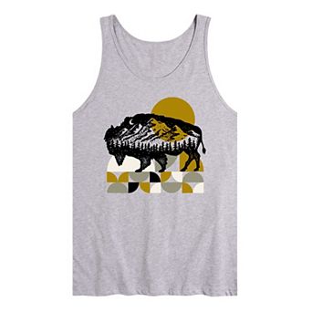 Men's Geo Geo Bison Tank Top